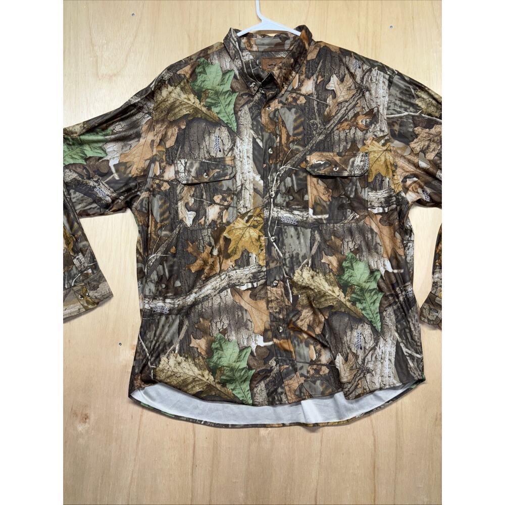 Duxbak Advantage Timber Camo Shirt Size 2XL Longsleeve